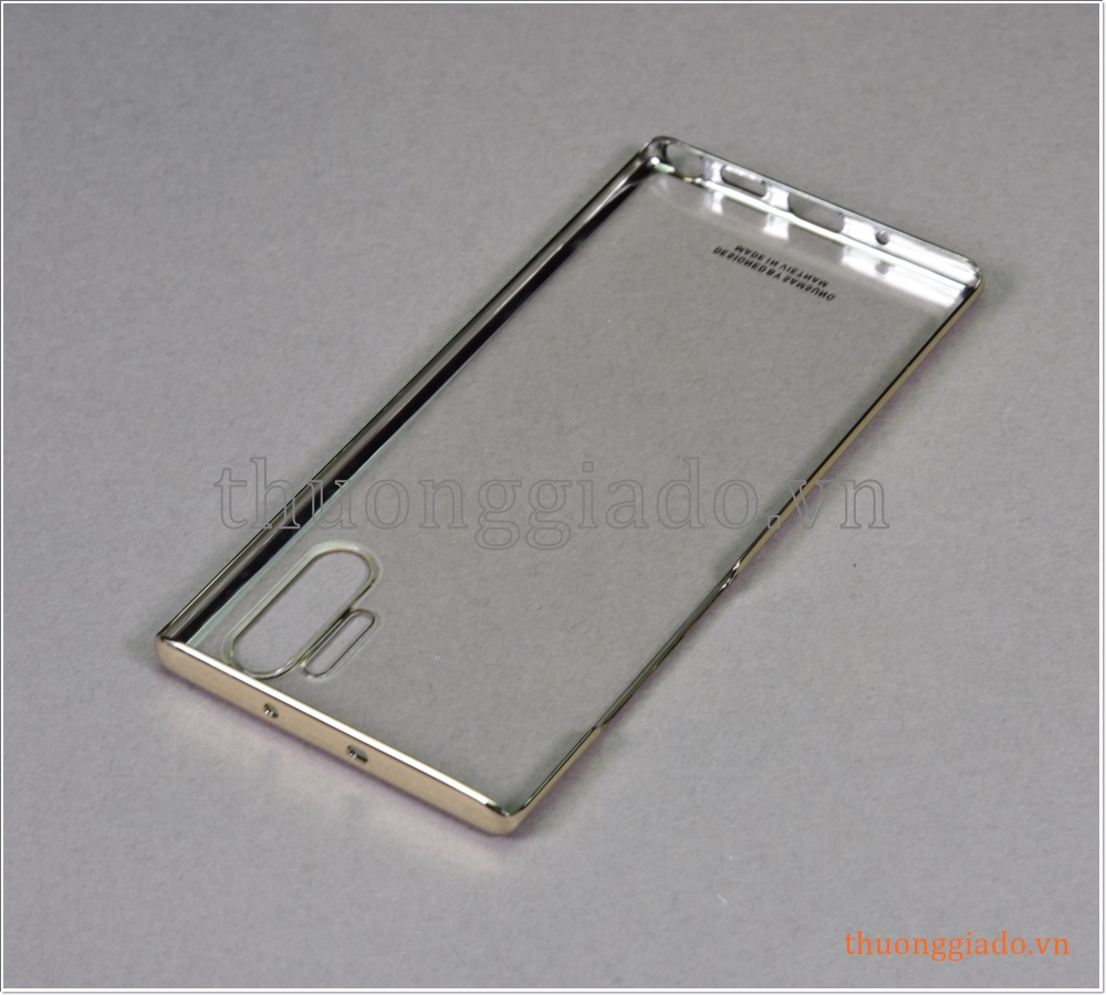 Ốp lưng Samsung Galaxy Note 10+/ N975/ N976 Clear Cover (nhựa cứng viền mạ màu)