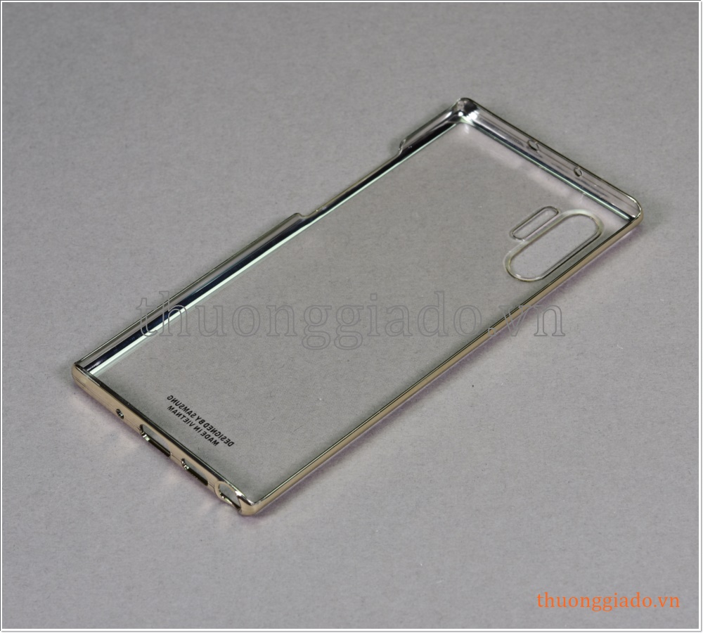 Ốp lưng Samsung Galaxy Note 10+/ N975/ N976 Clear Cover (nhựa cứng viền mạ màu)