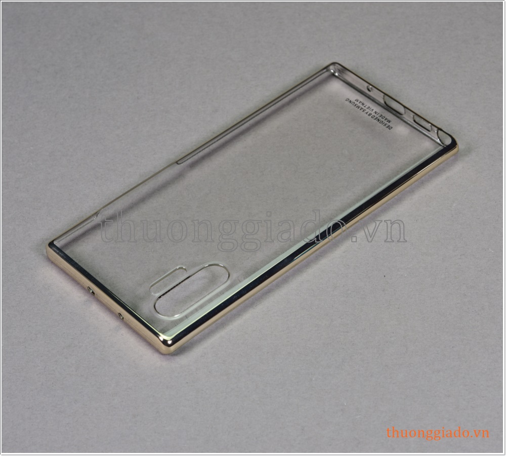 Ốp lưng Samsung Galaxy Note 10+/ N975/ N976 Clear Cover (nhựa cứng viền mạ màu)