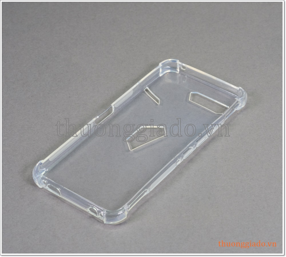 Ốp lưng silicone Asus ROG Phone 2 (ốp dẻo trong suốt chống sốc 4 góc)