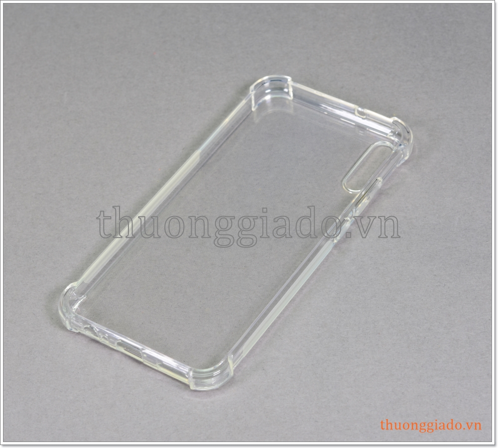 Ốp lưng Silicone Huawei Enjoy 10, ốp dẻo trong suốt, chống sốc 4 góc