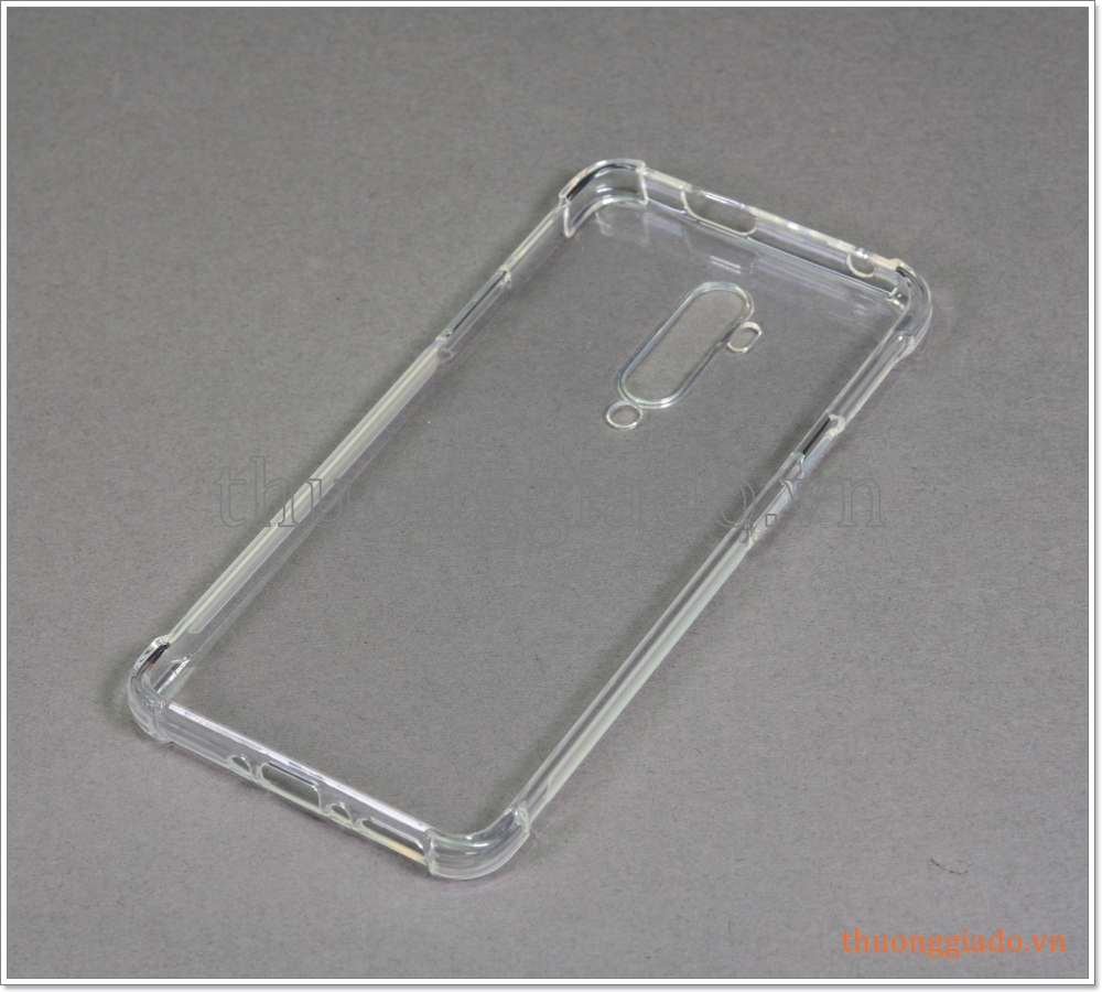 Ốp lưng Silicone OnePlus 7T Pro (1+7T Pro), ốp dẻo trong suốt, chống sốc 4 góc