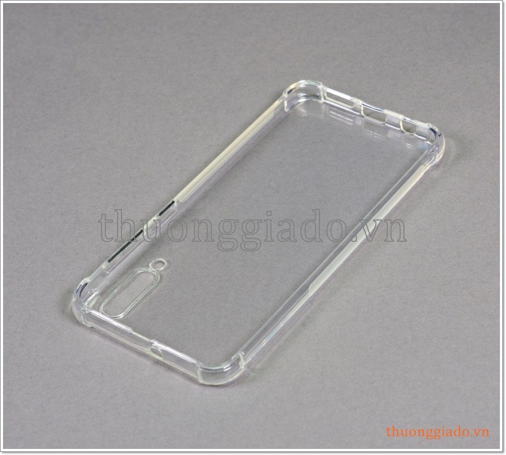 Ốp lưng silicone Samsung A50/ Galaxy A50 (ốp dẻo trong suốt chống sốc 4 góc)