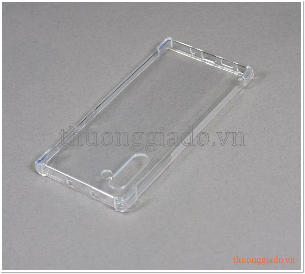 Ốp lưng silicone Samsung Note 10/ N970/ N971 (ốp dẻo trong suốt chống sốc 4 góc)