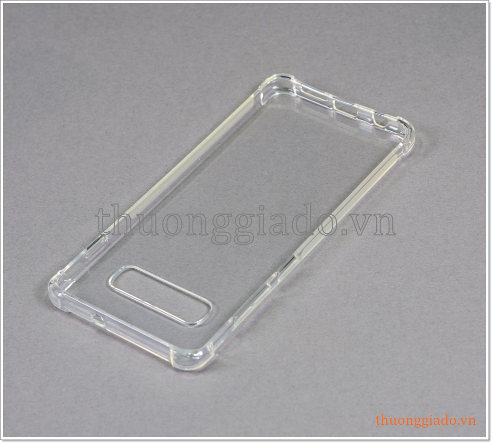 Ốp lưng silicone Samsung S10+/ S10 Plus/ G975 (ốp dẻo trong suốt chống sốc 4 góc)