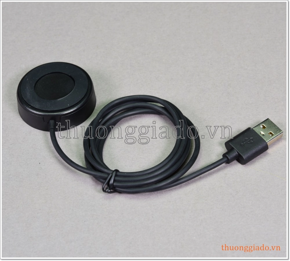 Đế sạc pin cho TicWatch C2, đế sạc điện cho đồng hồ thông minh, cáp usb dài 1m
