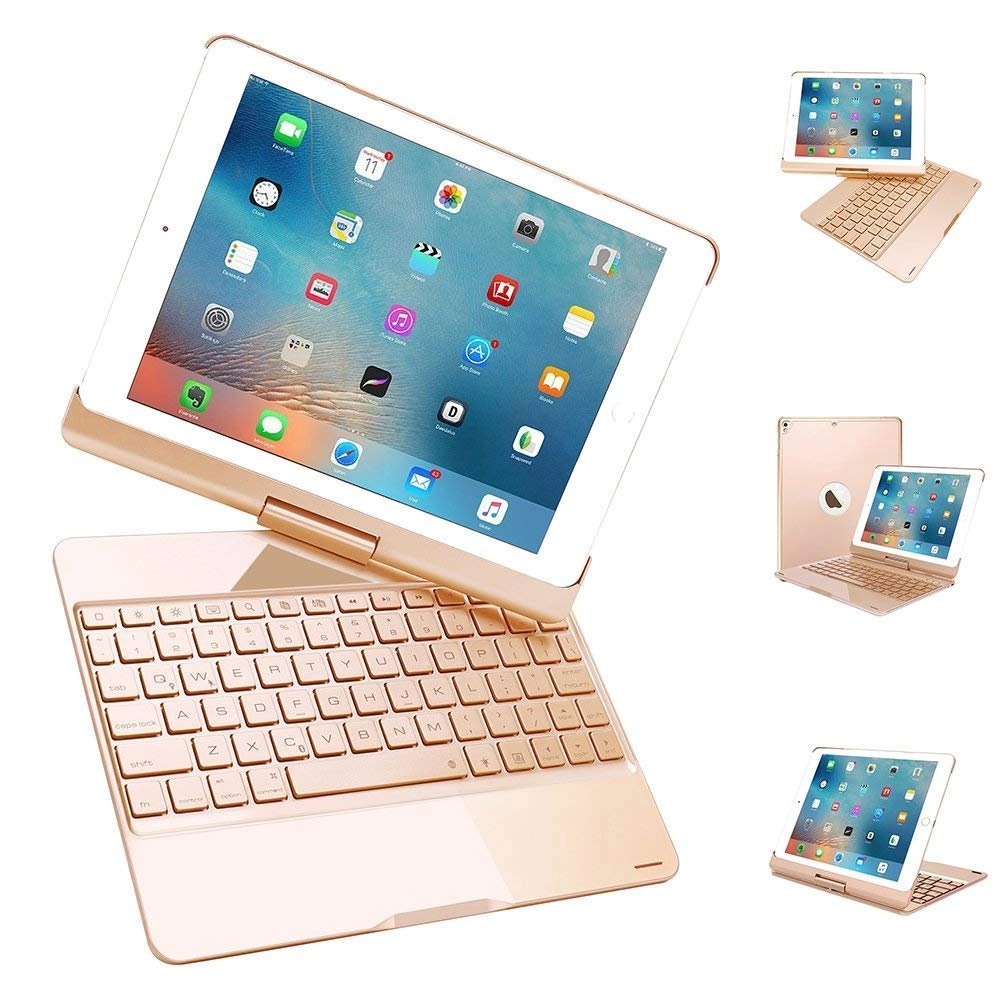 Bàn phím bluetooth iPad Pro (10.5"), Note Kee F360, xoay 360 độ
