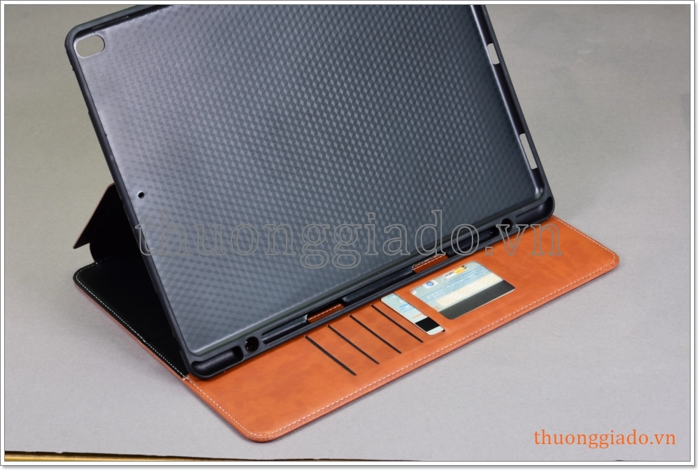 Bao da iPad Pro 12.9" bản 2017 và 2015 Book Case (có ngăn đựng thẻ)