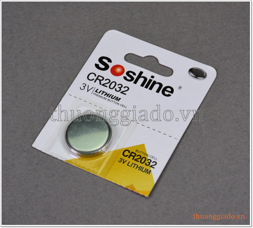 Pin cúc áo Soshine CR2032 (3V, Lithium battery)