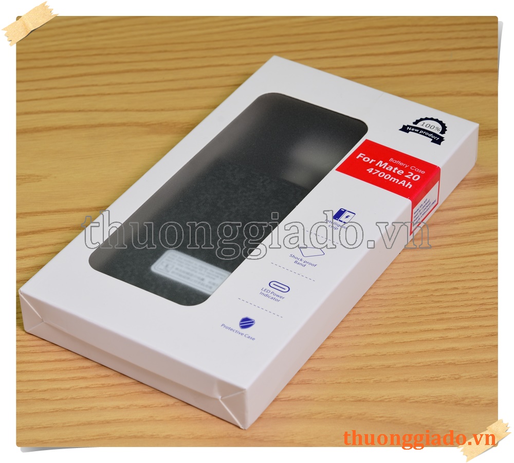 Pin dự phòng Huawei Mate 20 (6.5") 4700mAh kiêm ốp lưng bảo vệ