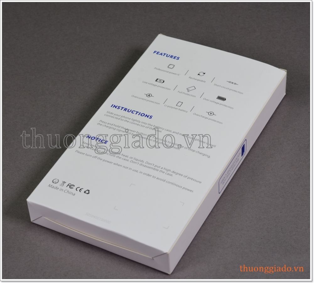 Pin sạc dự phòng iPhone 11 (6.1 inch) kiêm ốp lưng bảo vệ, dung lượng 5000mAh