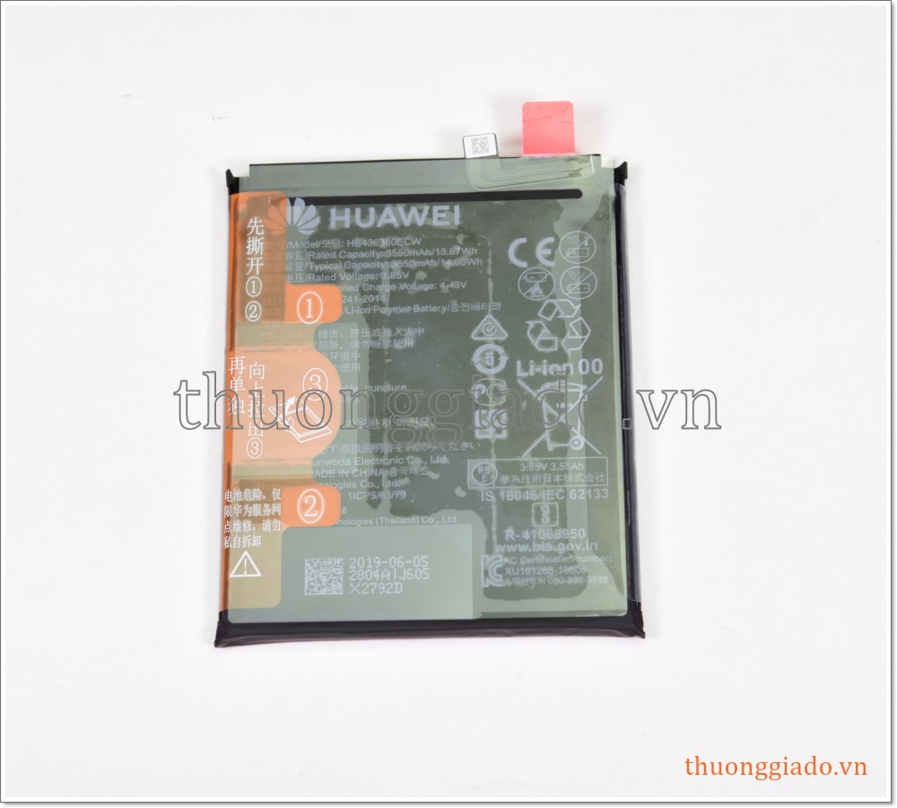 Thay pin Huawei P30 (6.1 inch) HB436380ECW, 3650mAh