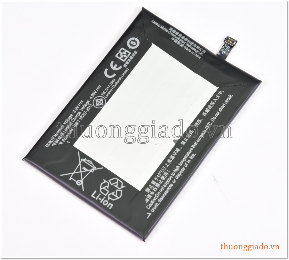 Thay pin Lenovo Vibe K4 Note (A7010), BL256, 3300mAh, 12.54Wh