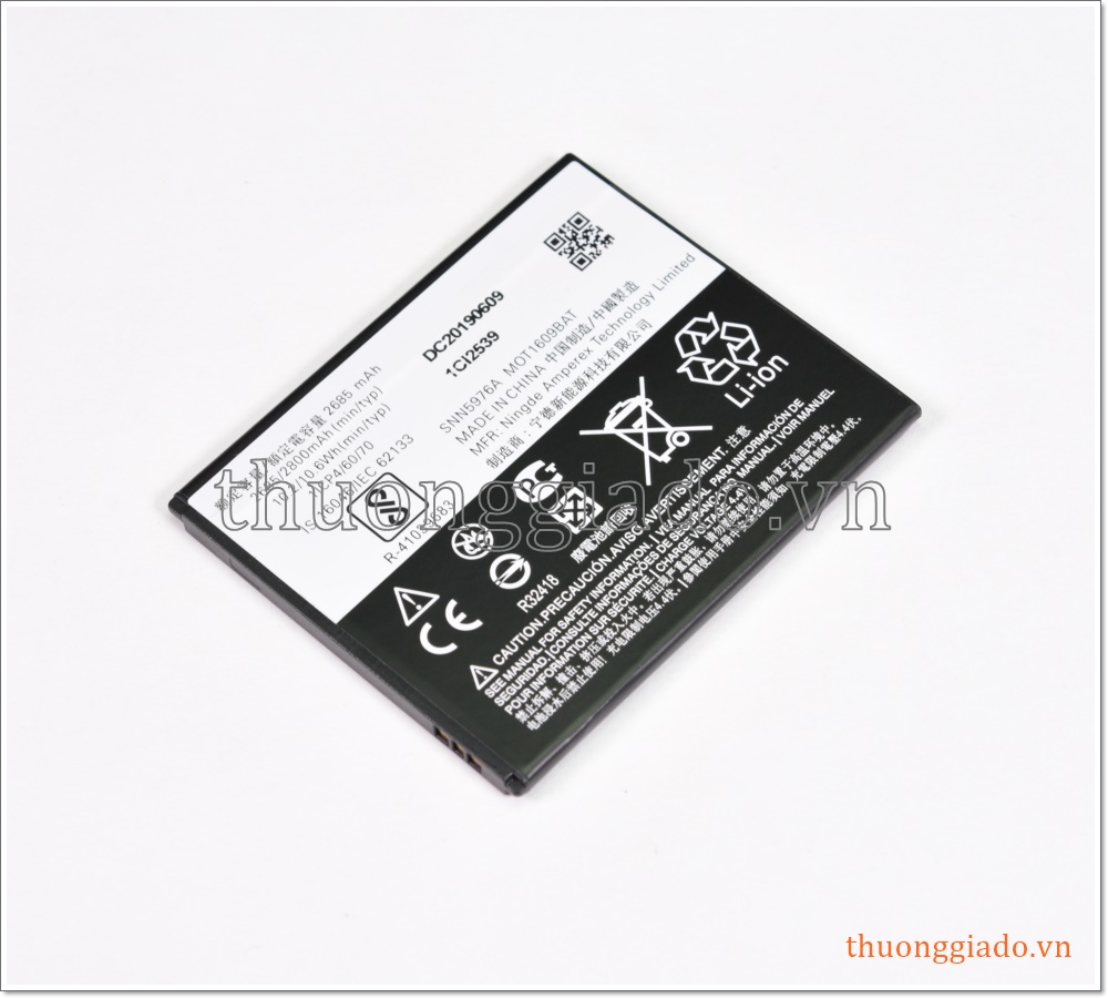 Thay pin Motorola G4 Play XT1607, Motorola GK40 (2800mAj, 10.6Wh)