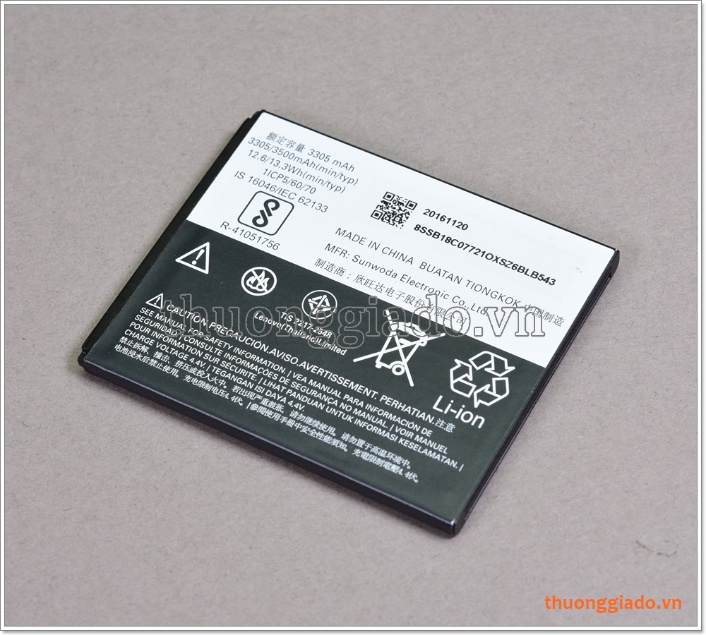 Thay pin Motorola Moto E3 Power , Motorola GK50 XT1706 (3500mAh, 13.3Wh