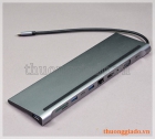 Cáp chuyển đổi usb-c ra đầu đa chức năng (11 trong 1) HDMI/VGA/USB/ETHERNET/3.5MM