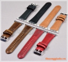 Dây đồng hồ Apple Watch 44mm/ Apple Watch 42mm (chất liệu da bò, nhiều màu)