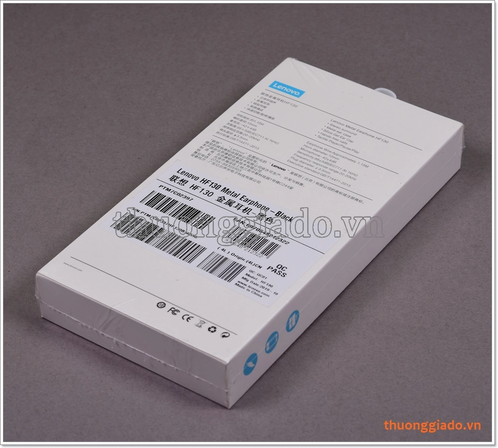 Tai nghe điện thoại Lenovo HF130 (giắc 3.5mm), âm thanh nổi vòm, vỏ hợp kim Tai nghe điện thoại Lenovo HF130 (giắc 3.5mm), âm thanh nổi vòm, vỏ hợp kim