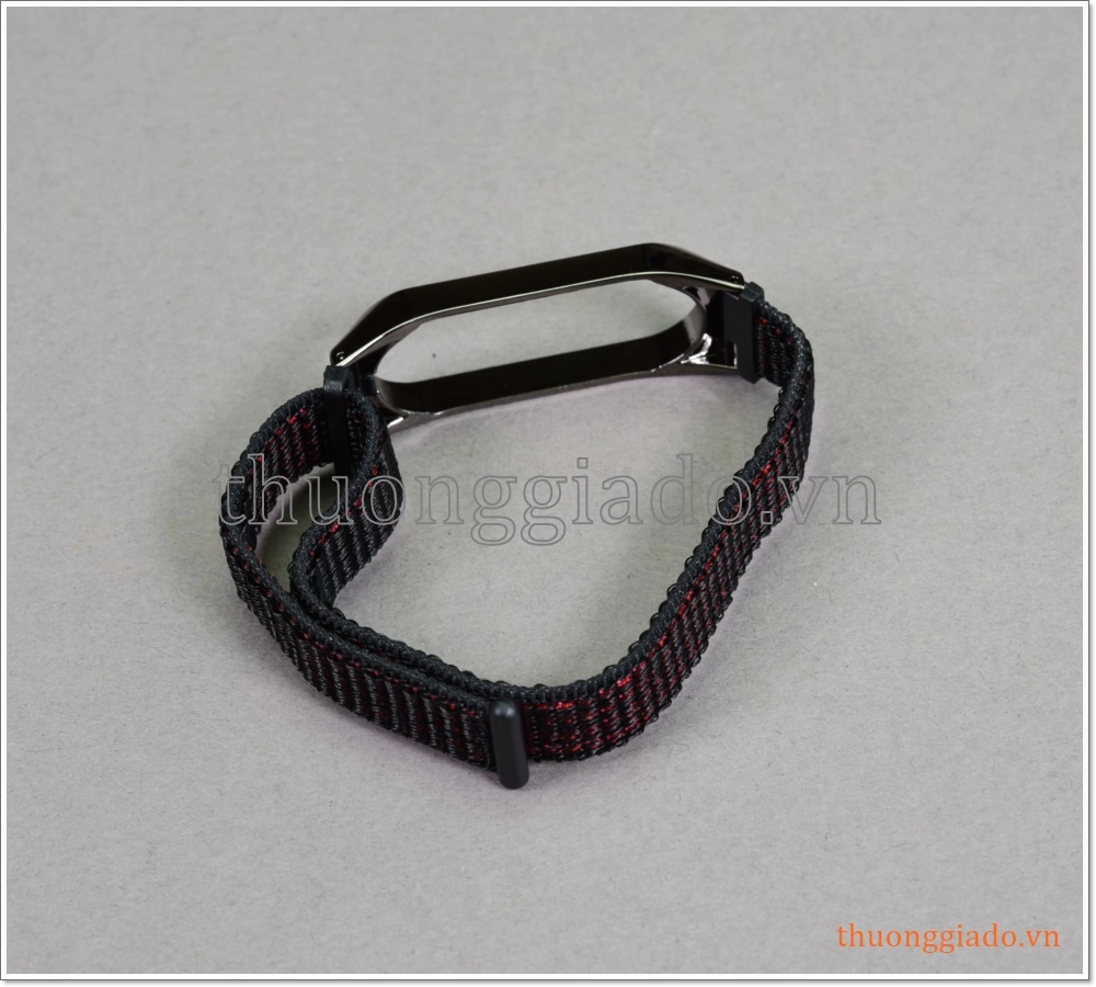 Dây đeo tay thay thế Mi Band 3 (dây vải, khóa dính dán Velco)