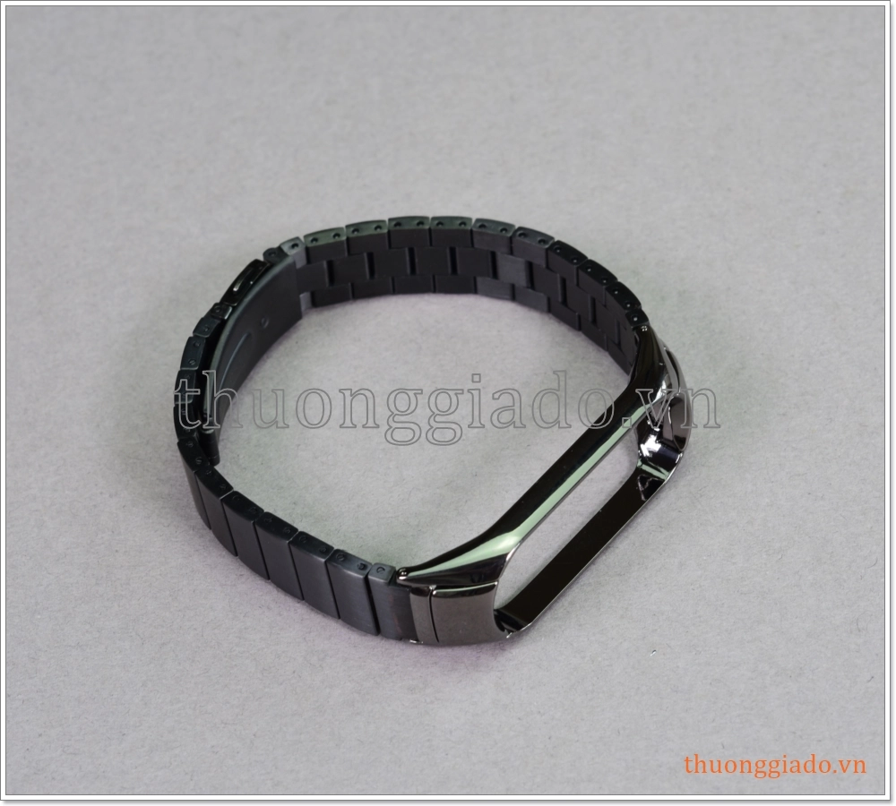 Dây vòng đeo tay Mi Band 4 (thép không gỉ, mỗi hàng một mắt) Dây vòng đeo tay Mi Band 4 (thép không gỉ, mỗi hàng một mắt)