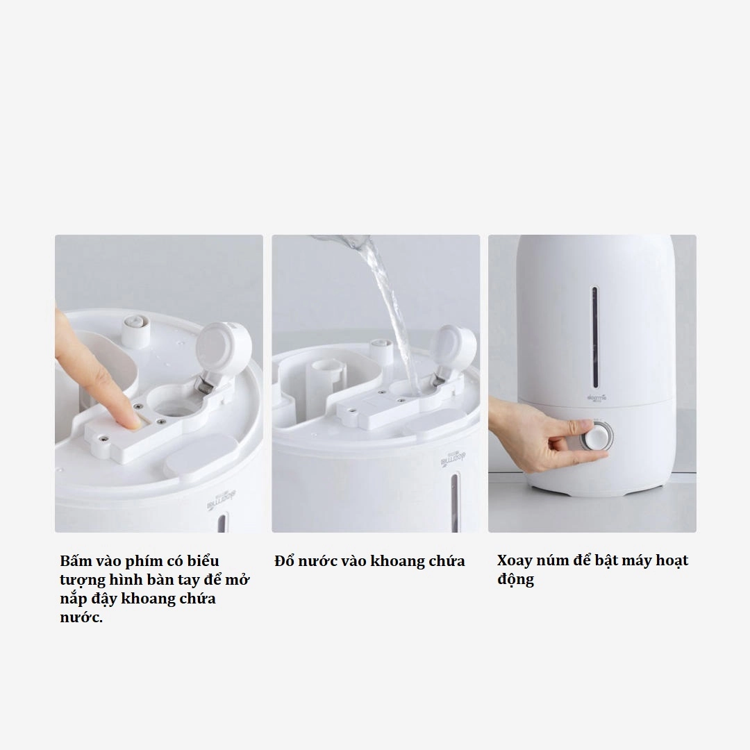 Máy phun sương tạo độ ẩm Xiaomi Deerma DEM-F800 5L (thêm được tinh dầu)
