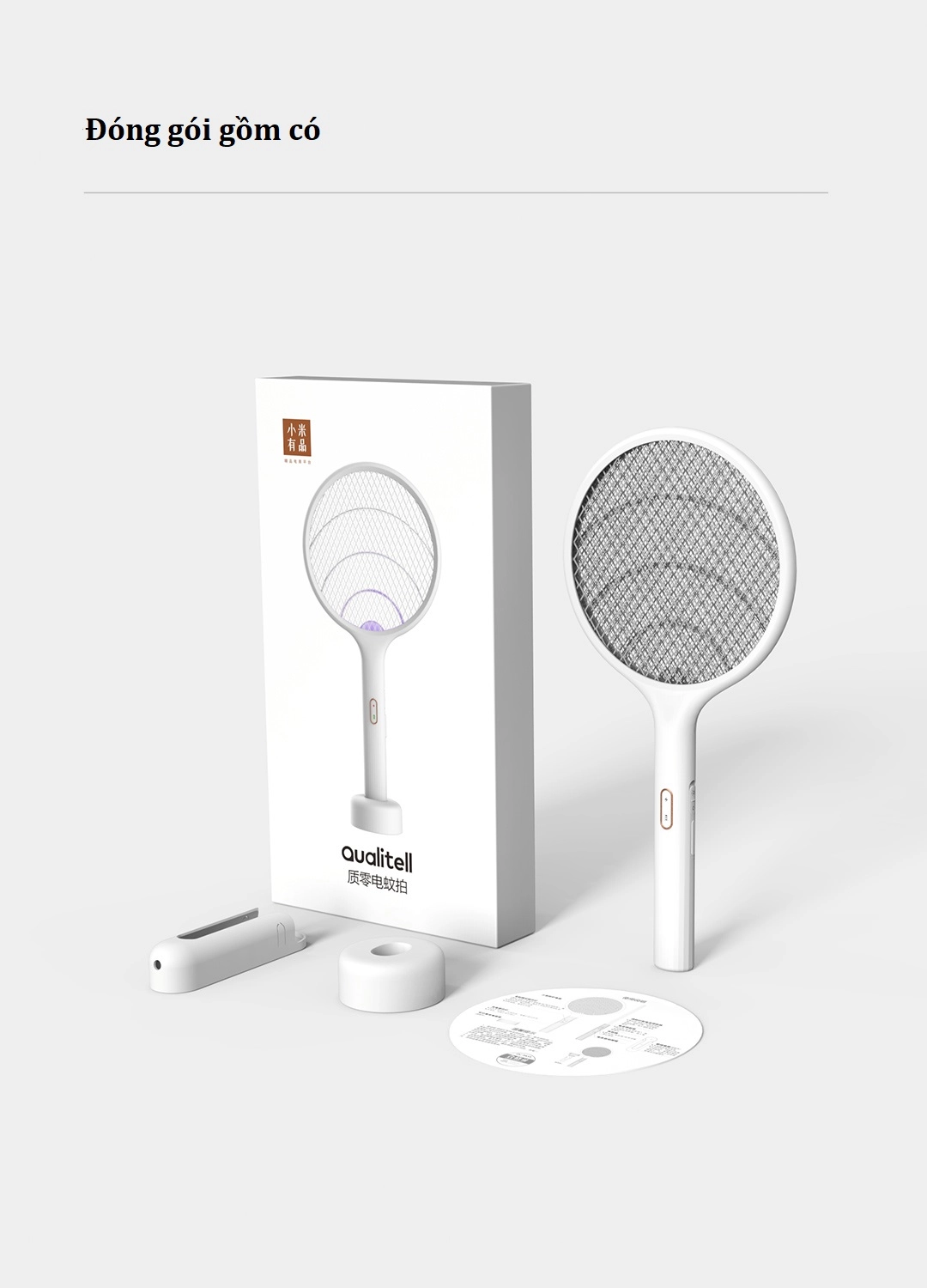 Vợt bắt muỗi cầm tay Xiaomi Qualitell zs9001