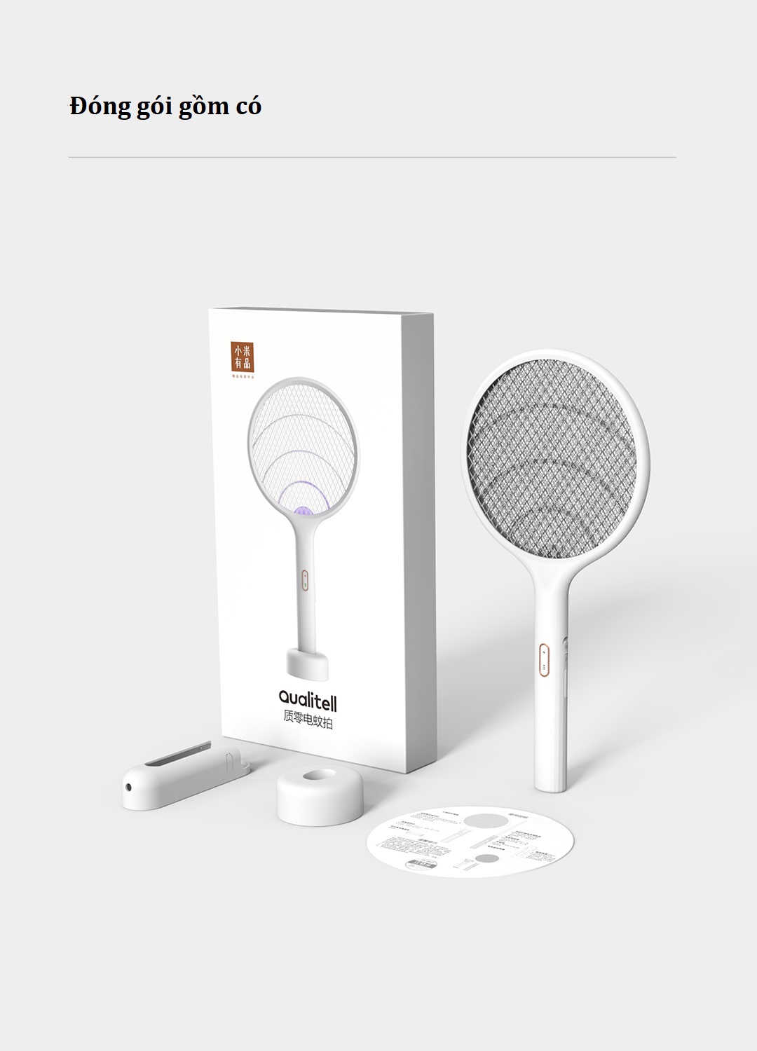 Vợt bắt muỗi cầm tay Xiaomi Qualitell zs9001