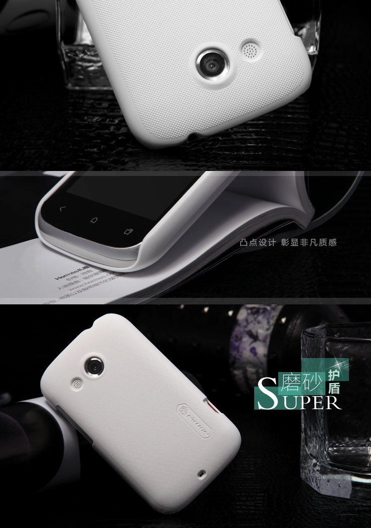 Vỏ ốp lưng cho HTC Desire C , A320e ( Loại Sần, NillKin)