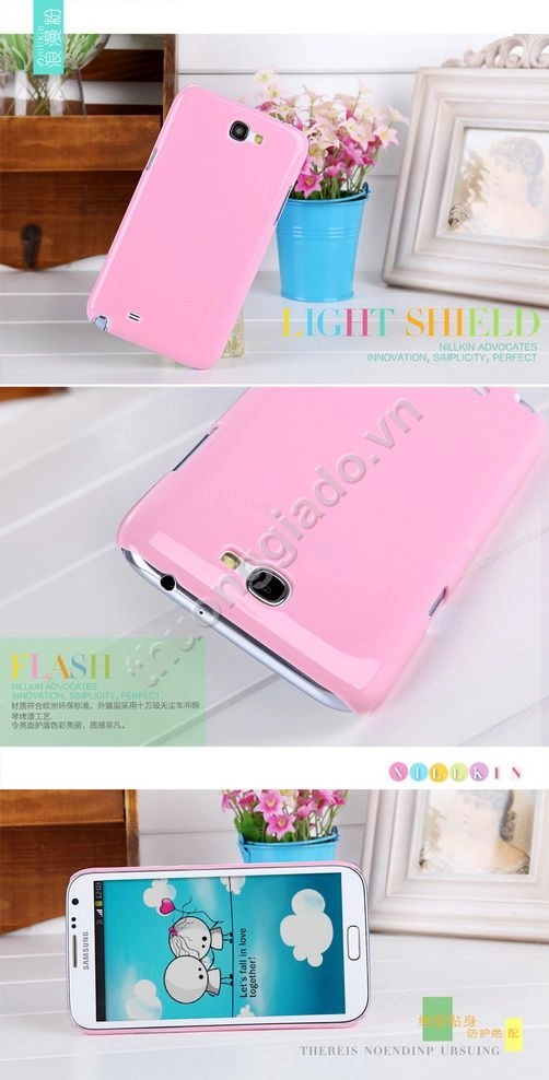 Vỏ ốp lưng cho Samsung Galaxy Note 2 N7100 (Loại sáng bóng, NillKin)