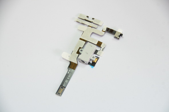 Cáp chỉnh âm lương,chế độ yên lặng,Lỗ cắm tai nghe và mic ghi âm cho iPhone 4S