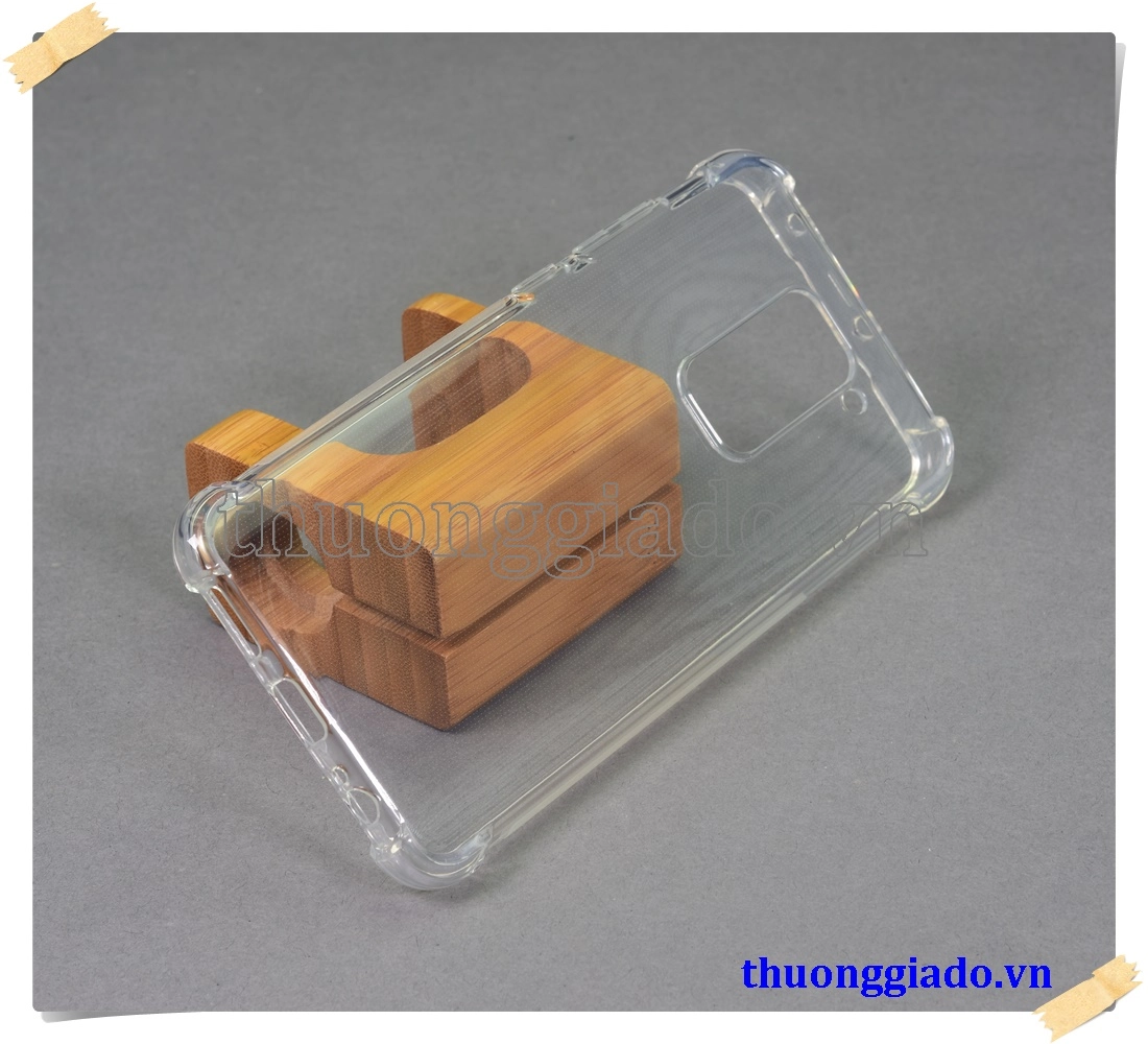 Ốp lưng silicone Redmi Note 9 (6.53 inch)/ Redmi 10X, ốp dẻo trong suốt chống sôc 4 góc