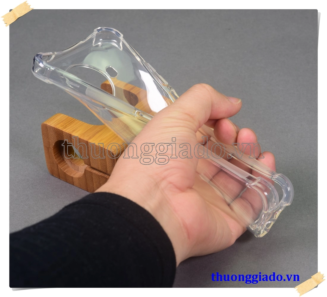 Ốp lưng silicone Nokia 8.3 5G, ốp dẻo trong suốt tăng cường chống sốc 4 góc