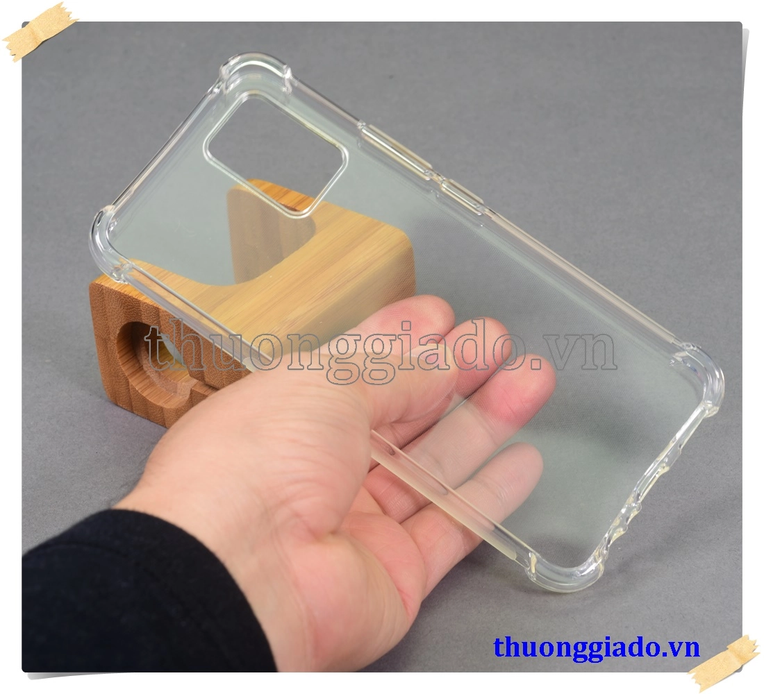 Ốp lưng silicone Vivo V20, ốp dẻo trong suốt tăng cường chống sốc 4 góc