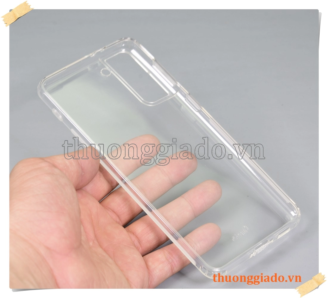 Ốp lưng silicone Samsung Galaxy S21+ SM-G996 ốp dẻo trong suốt (hiệu VU case)