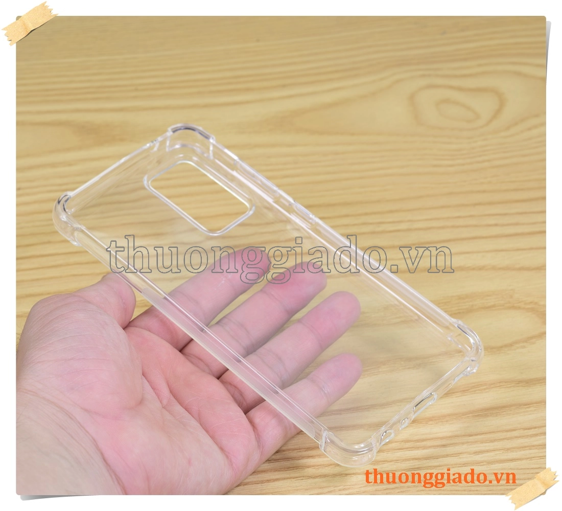 Ốp lưng silicone Samsung Galaxy A52, ốp dẻo trong suốt, chống sốc 4 góc