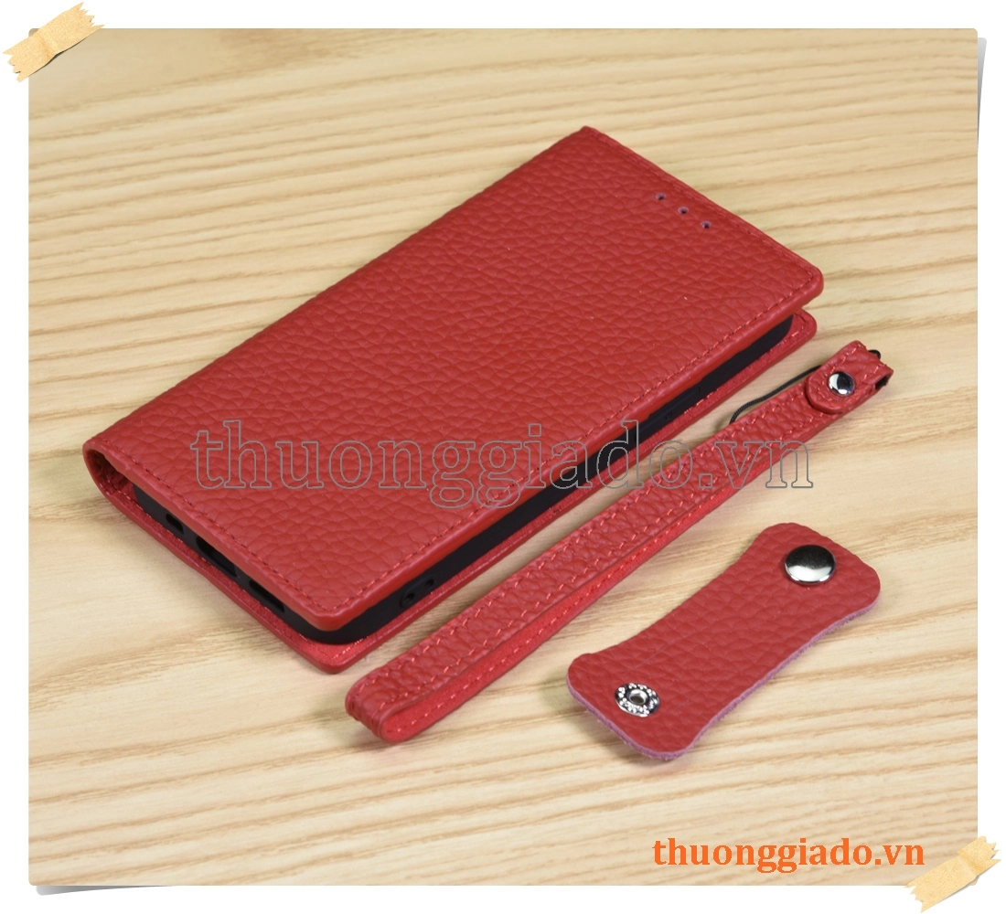 Bao da cầm tay iPhone 12 mini (chất liệu da bò)