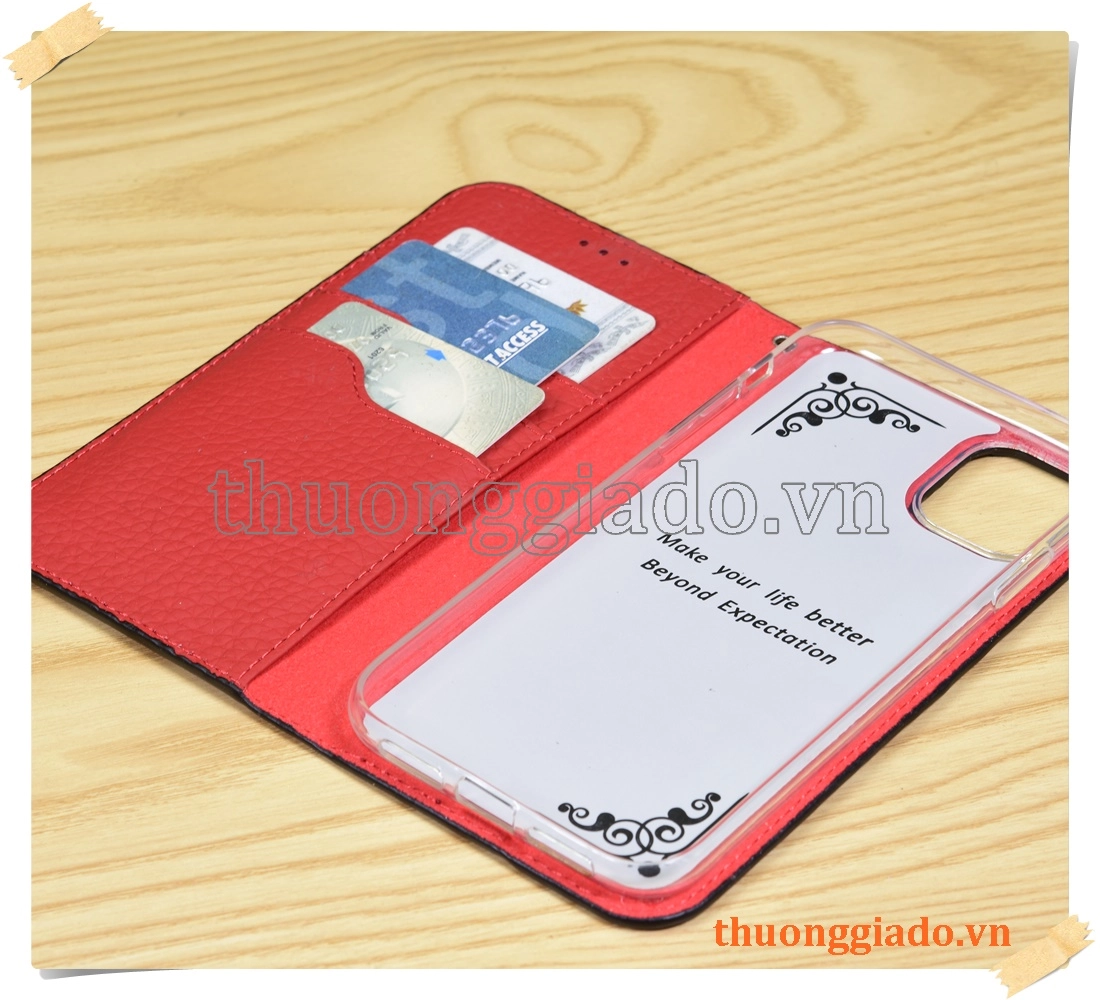 Bao da cầm tay iPhone iPhone 11 (6.1 inch), chất liệu da bò Bao da cầm tay iPhone iPhone 11 (6.1 inch), chất liệu da bò