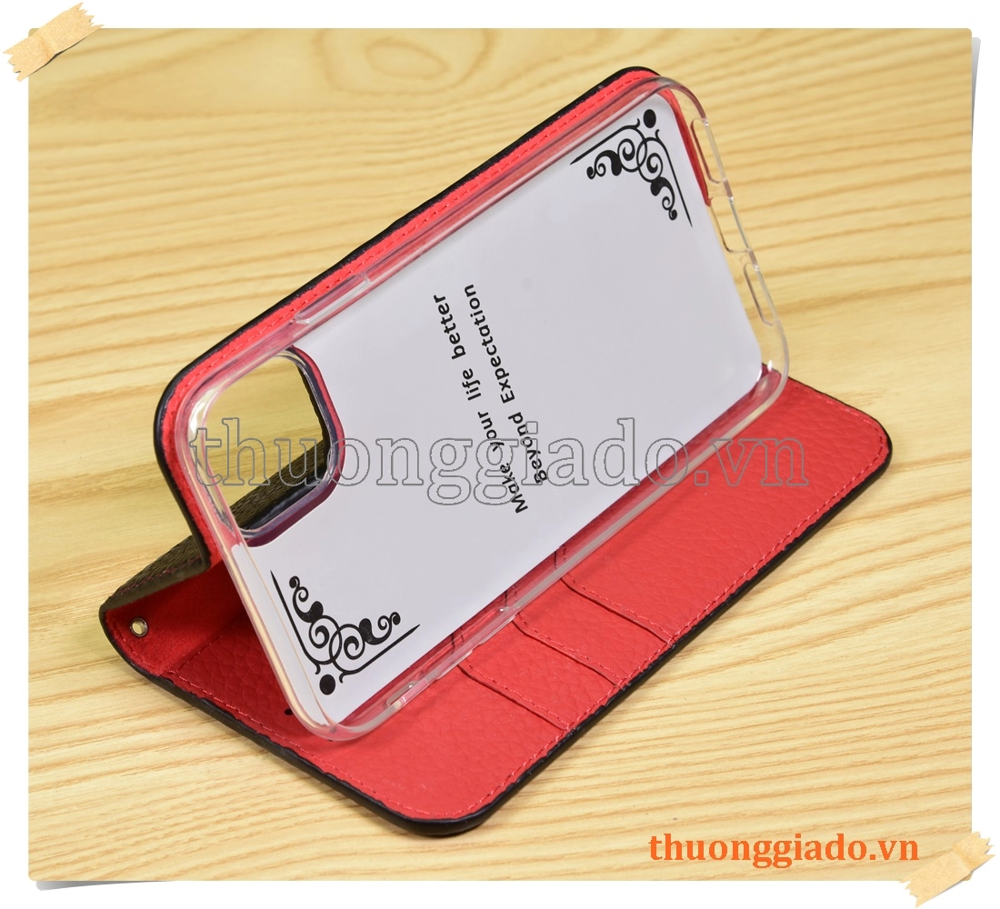 Bao da cầm tay iPhone iPhone 11 (6.1 inch), chất liệu da bò Bao da cầm tay iPhone iPhone 11 (6.1 inch), chất liệu da bò