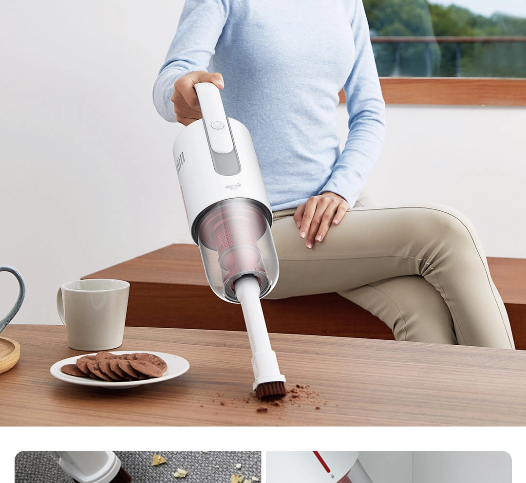 Máy hút bụi cầm tay không dây Xiaomi Deerma VC20 Plus (150W, 2200mAh, 22 phút) Máy hút bụi cầm tay không dây Xiaomi Deerma VC20 Plus (150W, 2200mAh, 22 phút)