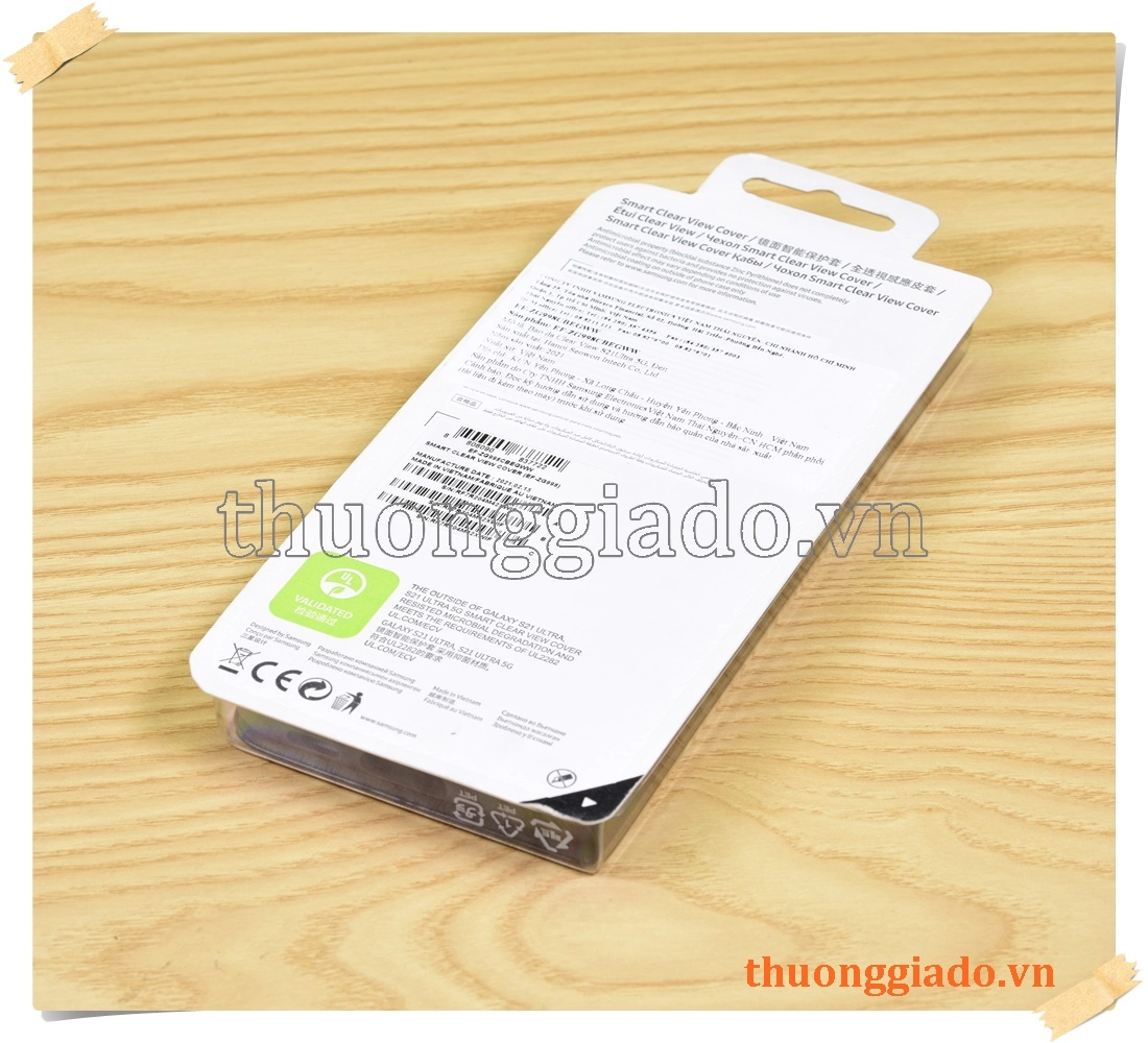 Bao da Samsung Galaxy S21 Ultra Clear View chính hãng SM-G998