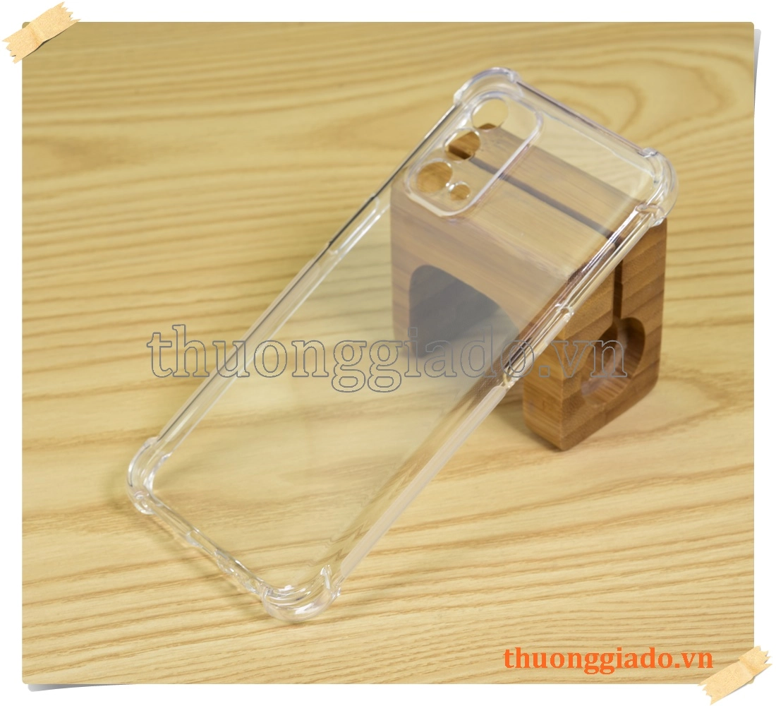 Ốp lưng silicone Oppo A93 (5G), ốp dẻo trong suốt tăng cường chống sốc 4 góc