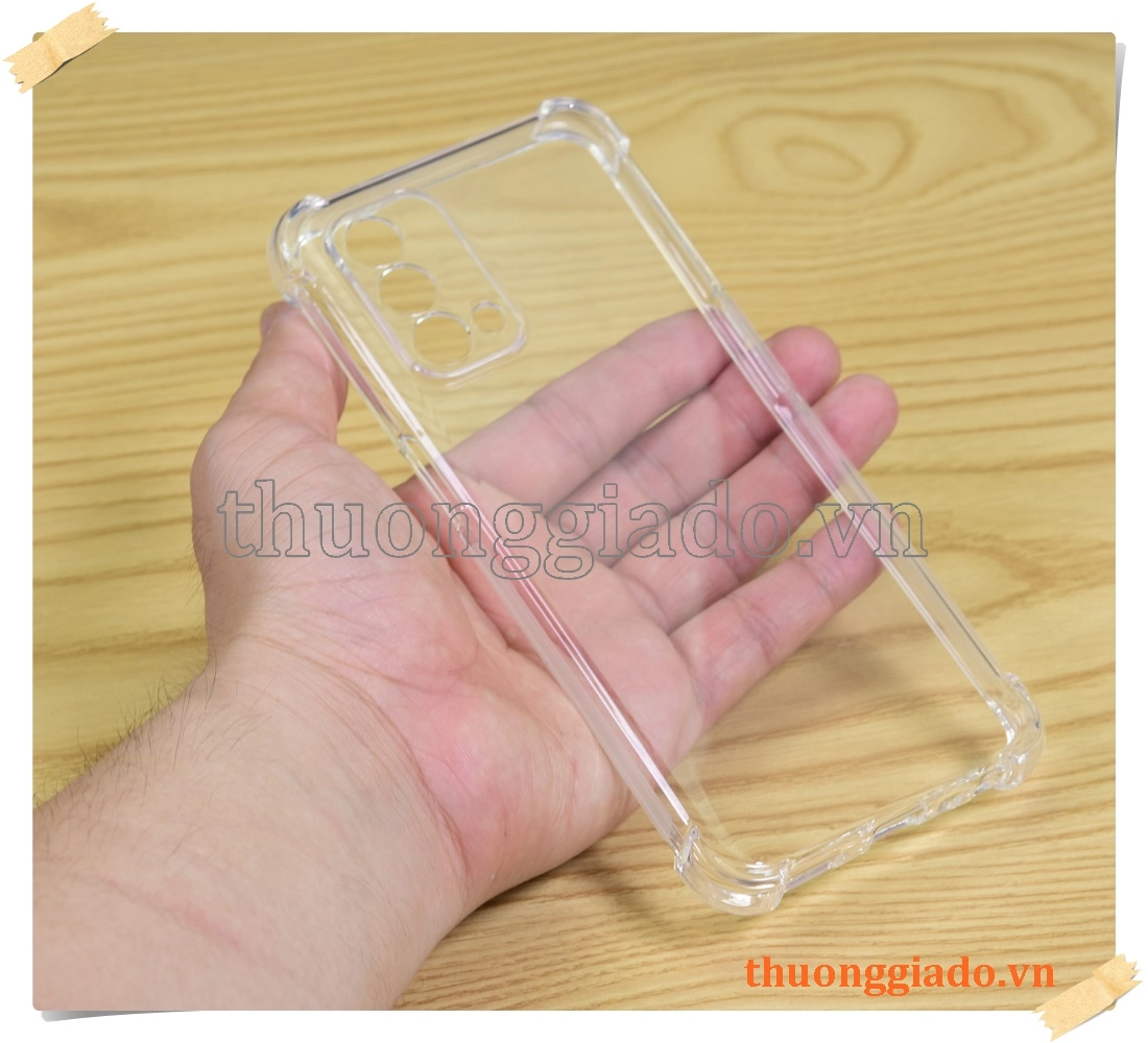 Ốp lưng silicone Oppo A93 (5G), ốp dẻo trong suốt tăng cường chống sốc 4 góc