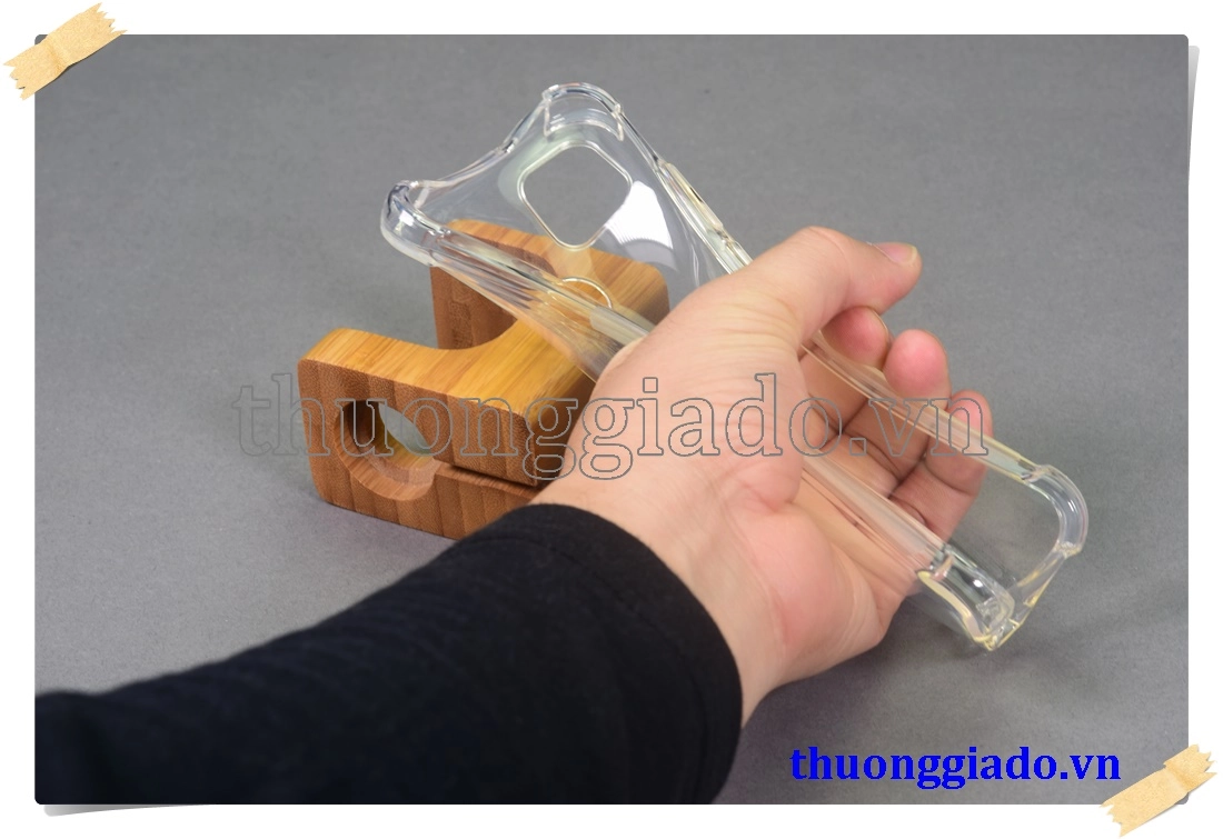 Ốp lưng silicone Mi Redmi 9C, ốp deo trong suốt tăng cường chống sốc 4 góc