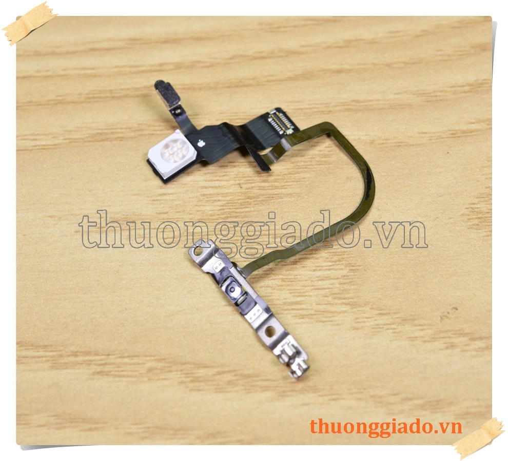 Thay thế cụm cáp phím bật tắt nguồn+đèn flash+microphone iPhone XS (5.8")