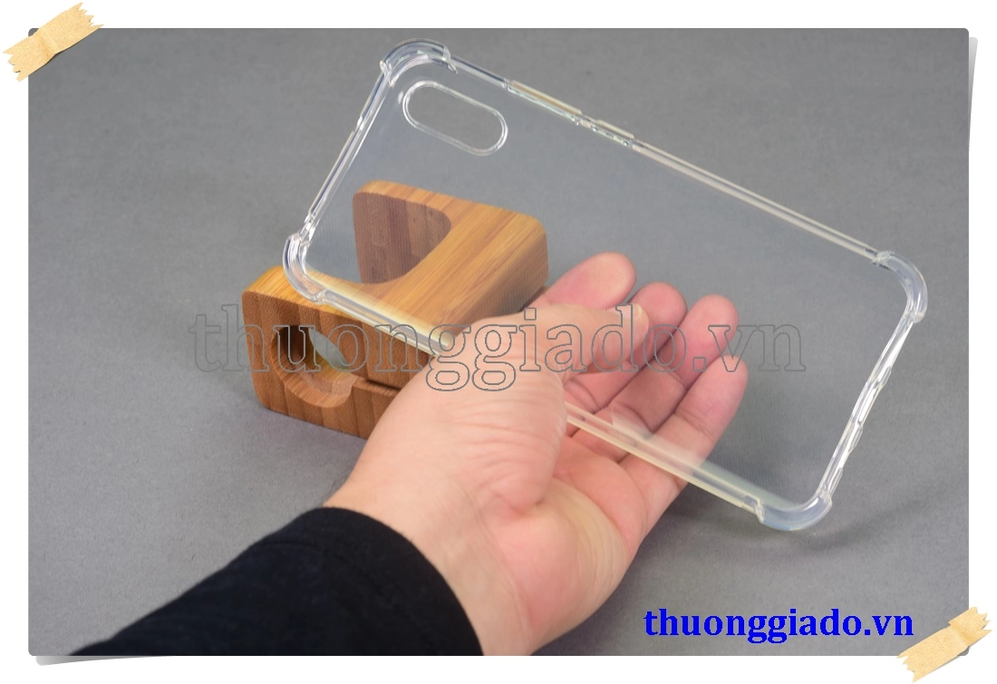 Ốp lưng silicone Mi Redmi 9A, ốp dẻo trong suốt tăng cường chống sốc 4 góc
