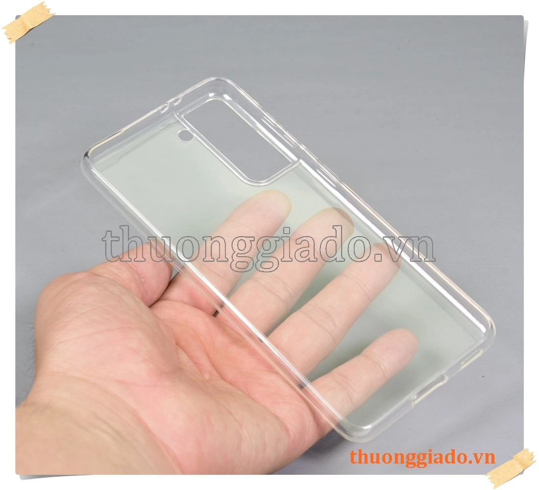 Ốp lưng silicone Samsung Galaxy S21 SM-G991 (ốp dẻo trong suốt)