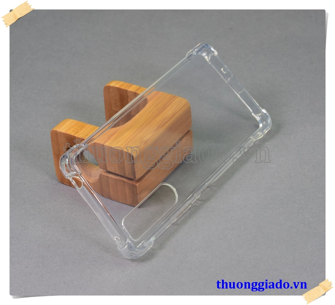 Ốp lưng silicone Sony Xperia 1 II, ốp dẻo trong suốt chống sốc 4 góc