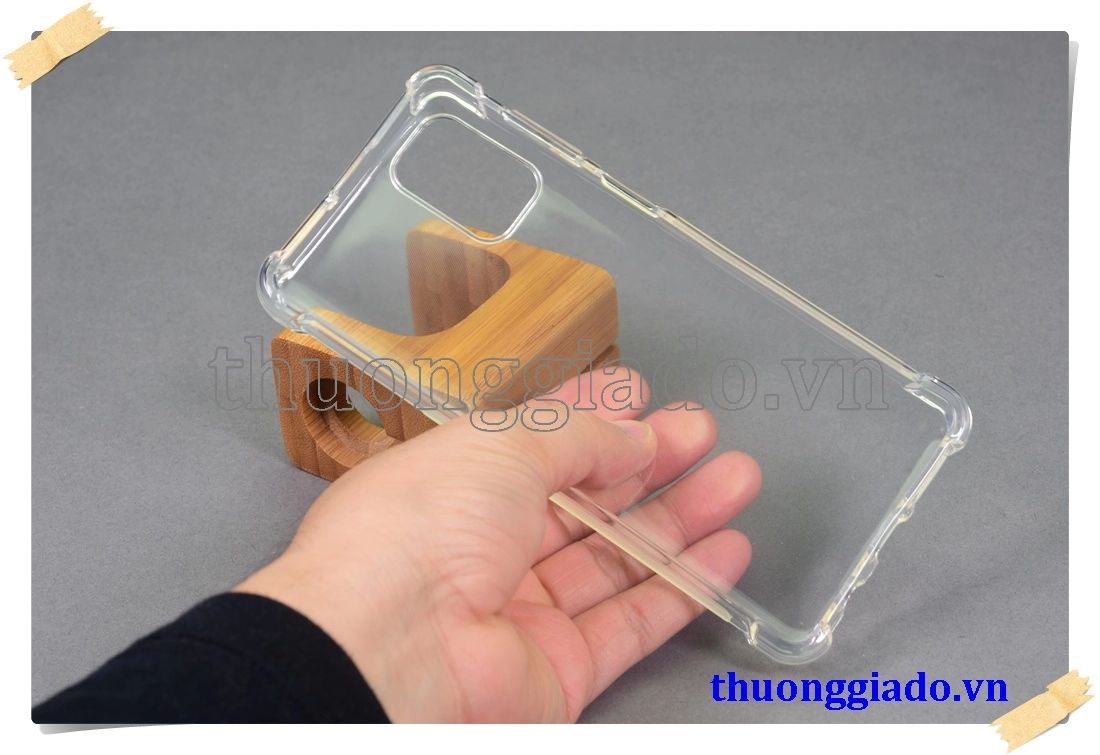 Ốp lưng silicone Samsung Galaxy M51, ốp dẻo trong suốt chống sốc 4 góc