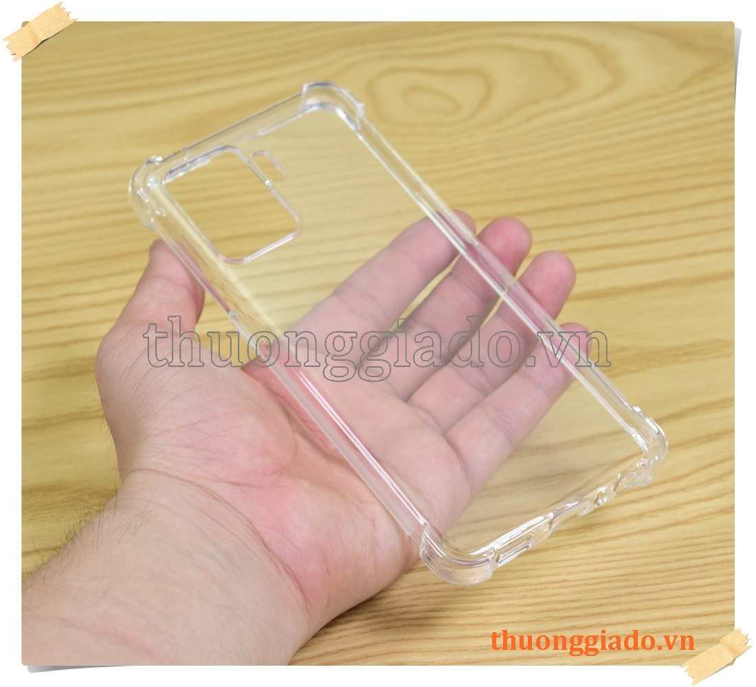 Ốp lưng silicone Oppo A94, ốp dẻo trong suốt tăng cường chống sốc 4 góc