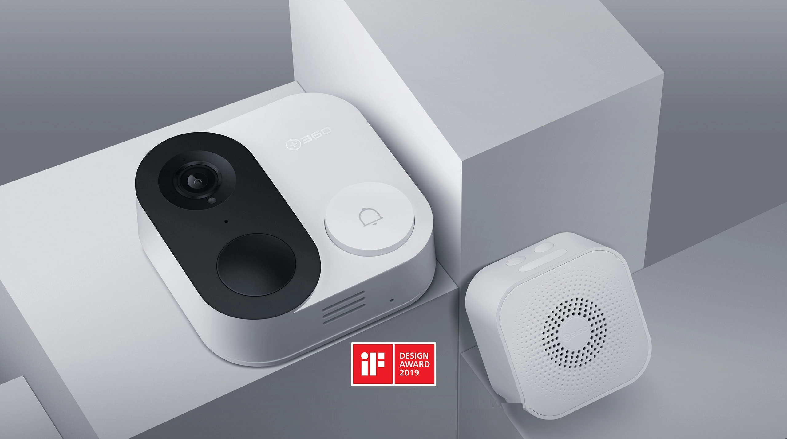 Chuông cửa video Qihoo 360 D809 (1C), nói chuyện với khách đến chơi nhà từ xa